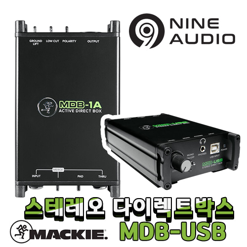 [MACKIE] 맥키 MDB-USB 스테레오다이렉트박스  패시브 다이렉트박스 수입정품
