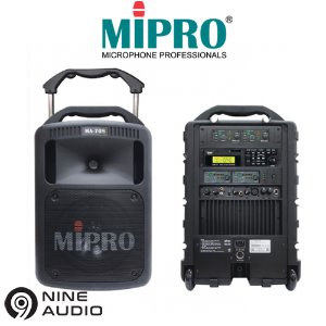 MIPRO MA-708M 충전식 포터블앰프 블루투스 USB 기본
