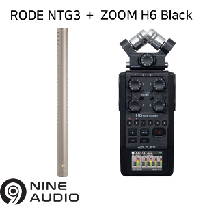 RODE NTG3  ZOOM H6 /보이스 레코더 마이크 먹방패키지