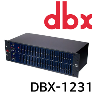 DBX 1231 그래픽 이퀼라이저 듀얼 31밴드 2채널 EQ