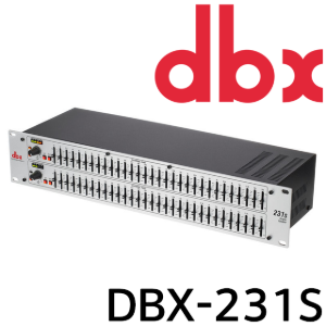 DBX 231S 그래픽 이퀼라이저 듀얼 31밴드 2채널 EQ