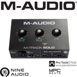 M-AUDIO 엠오디오 M-Track Solo USB 엠트랙 솔로 오디오 인터페이스