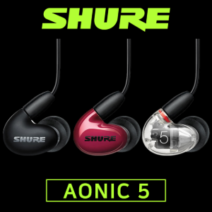 SHURE AONIC5 슈어 사운드 아이솔레이팅 이어폰 에이오닉 5