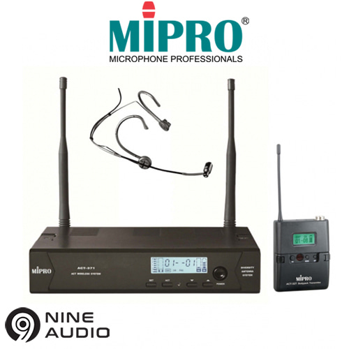 MIPRO 미프로 ACT-371HS 헤드셋타입 무선시스템 전문가용