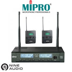 MIPRO 미프로 ACT-372DT 전문가용 2채널 무선 핀마이크 전문가용